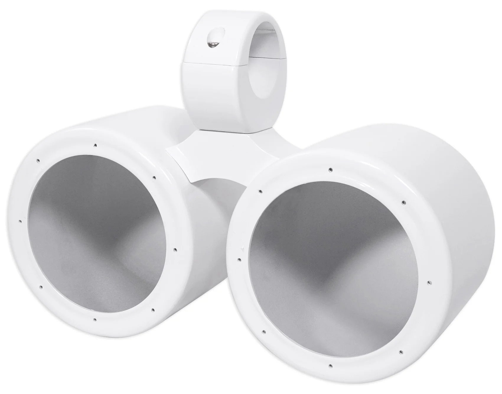 Dual 6.5" White Aluminum Wakeboard Tower Speaker Enclosure C305488