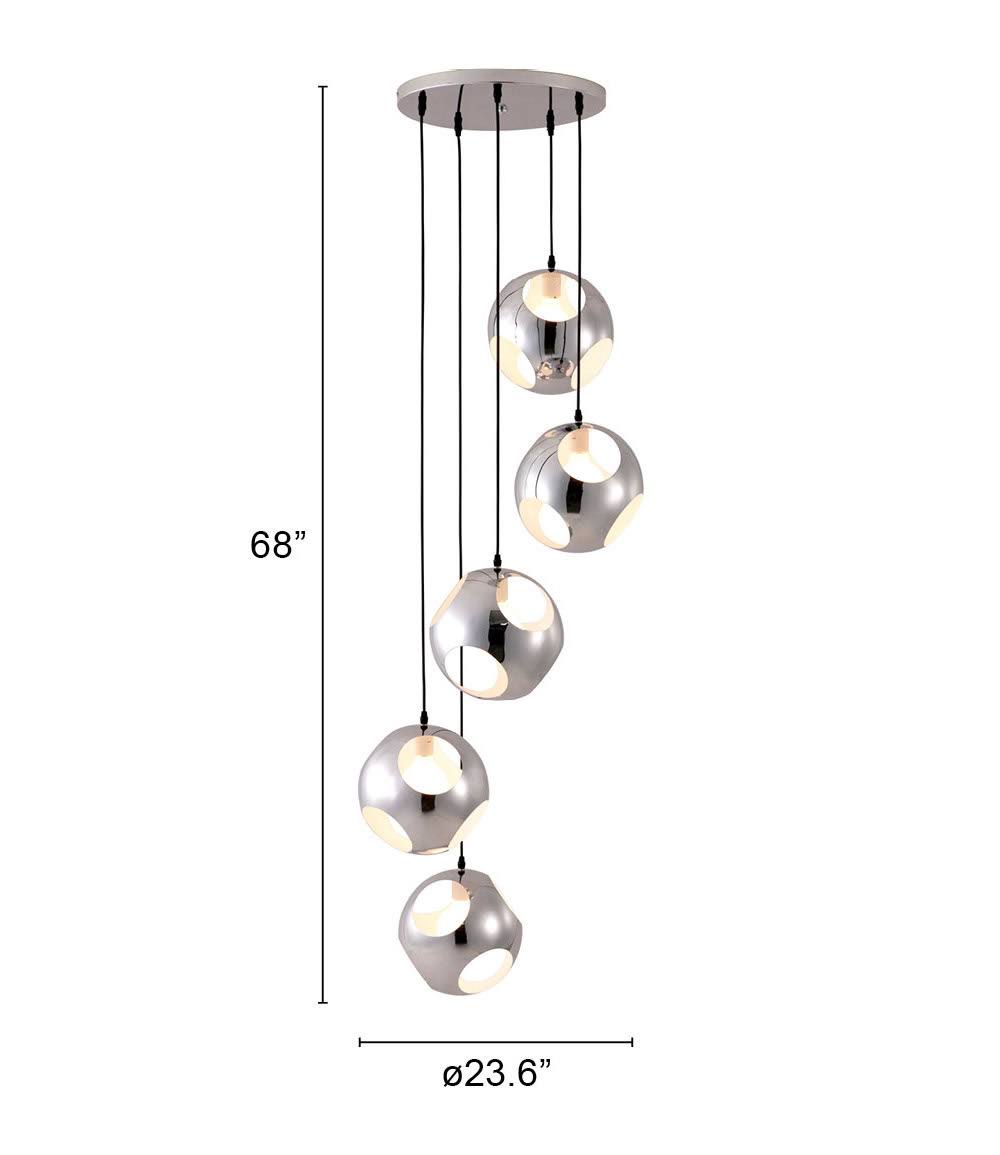 Chrome Meteor Shower Ceiling Lamp A597516