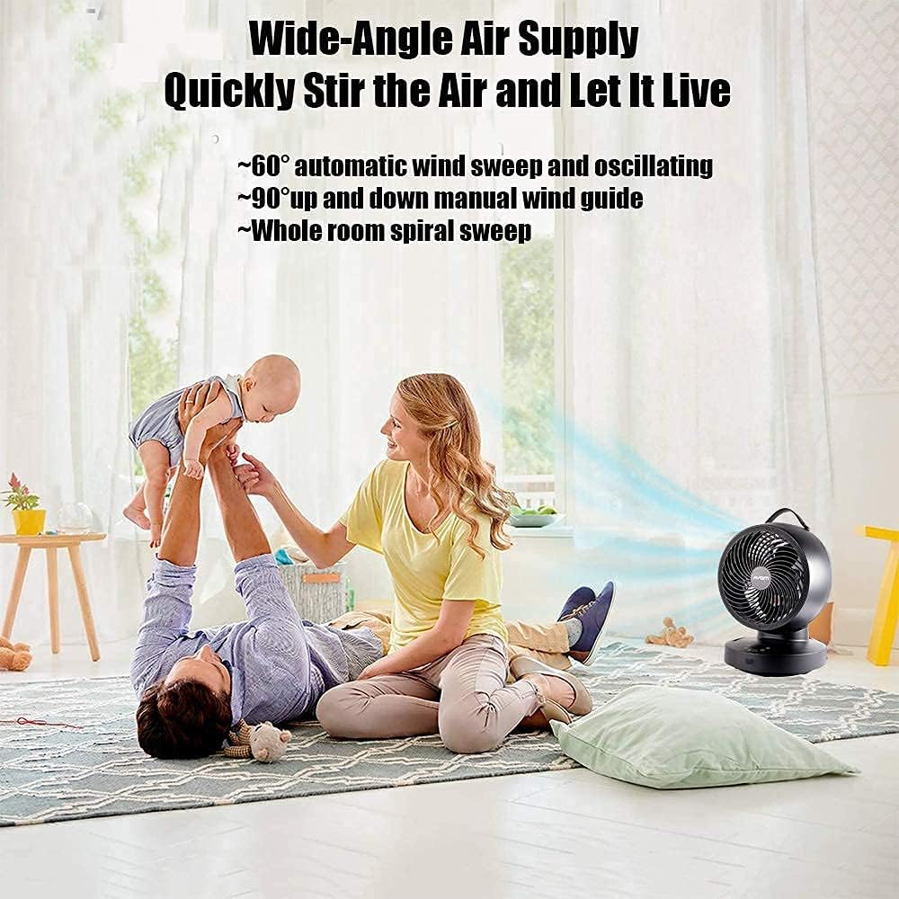 8 6-Speed Oscillating Circulator Fan with Remote B741