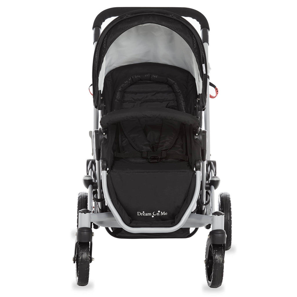 Black Tandem Stroller W5346