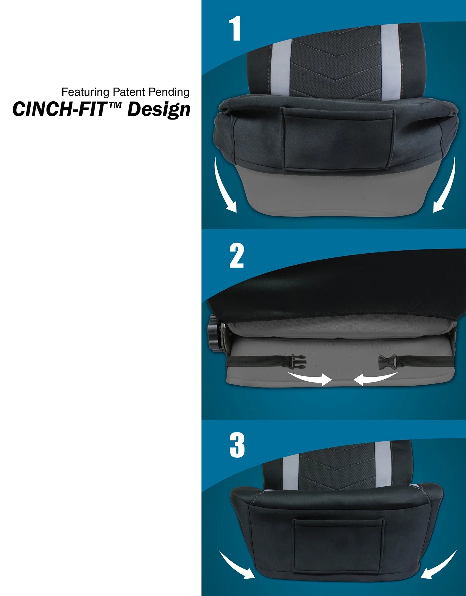 2 Pack Water Repellent Vehicle Seat Covers V6603