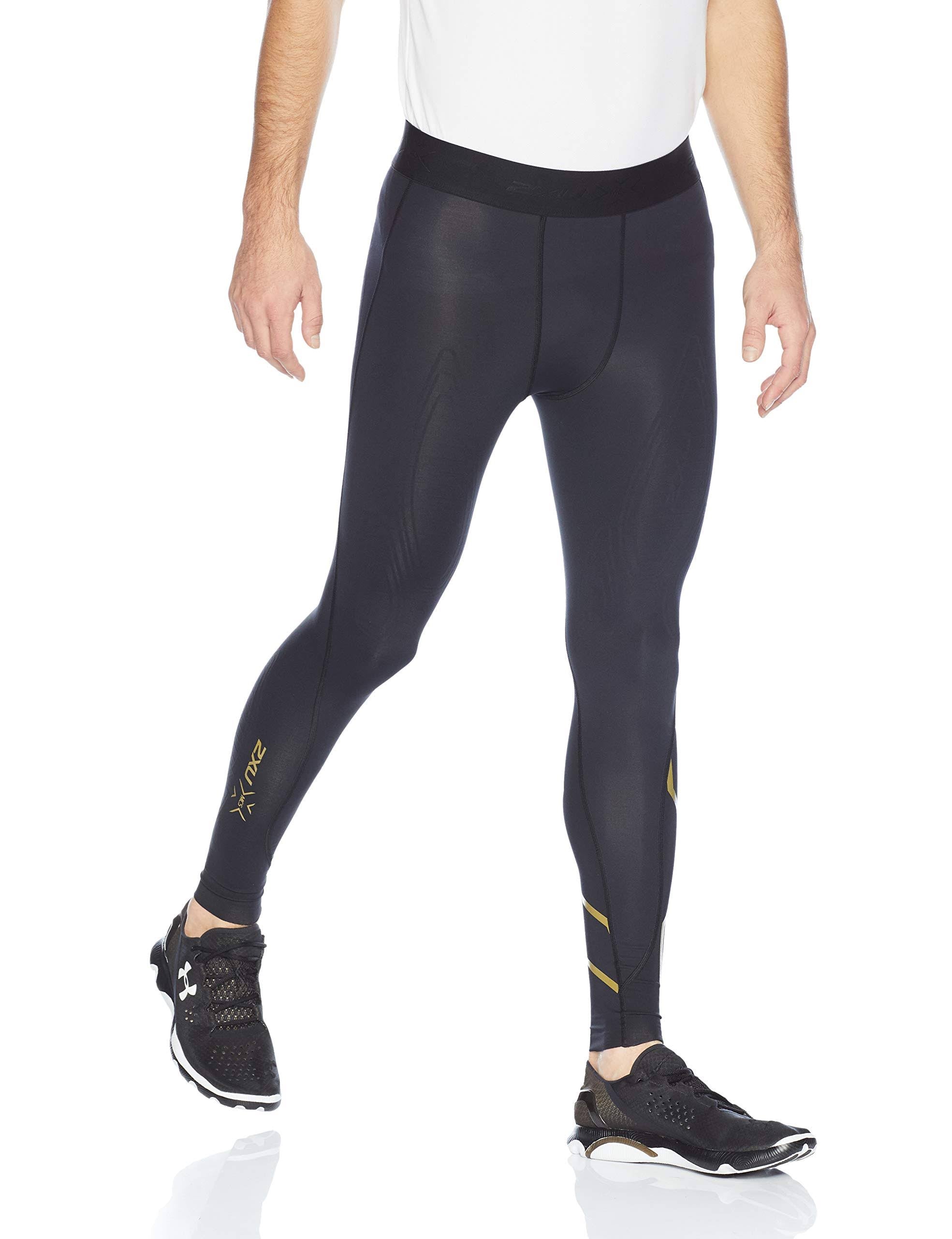 Compression Tights Black/Gold Extra Small H318