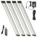 Dimmable LED Under Cabinet Lighting 4 Panel Kit, 12 Inches Each, Warm P378667