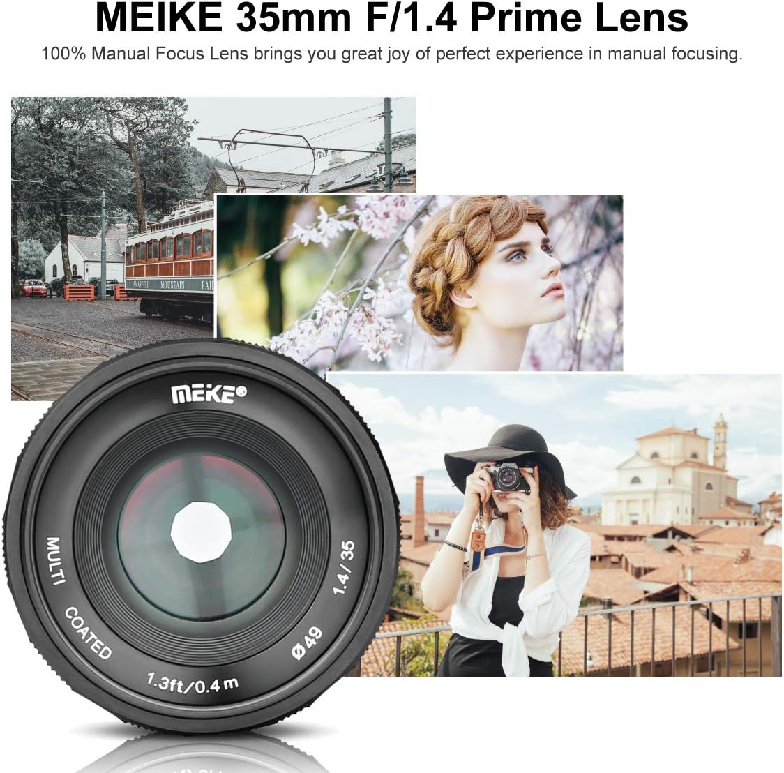 35mm F1.4 Manual Focus Prime MFT Lens W635