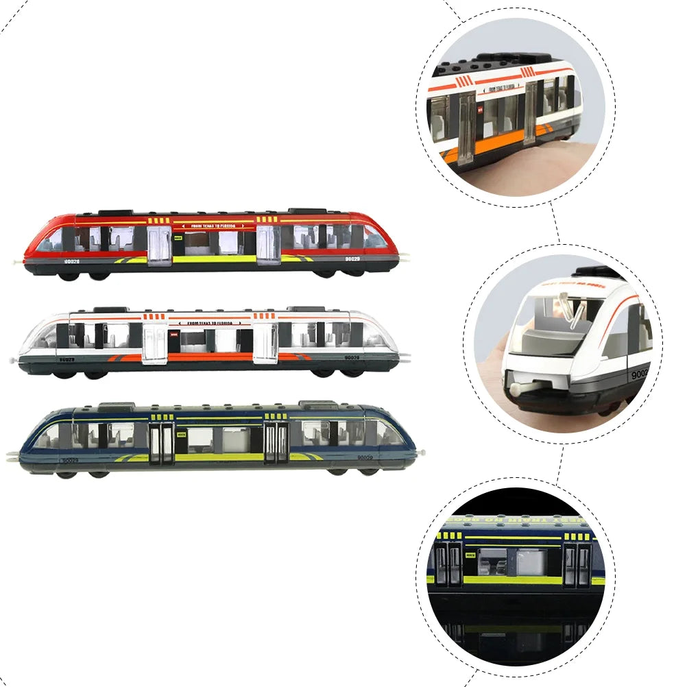 3pcs Simulation Electric Train Toy F6664
