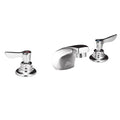 Chrome 8x22 Widespread Lavatory Faucet with Grid Drain O535
