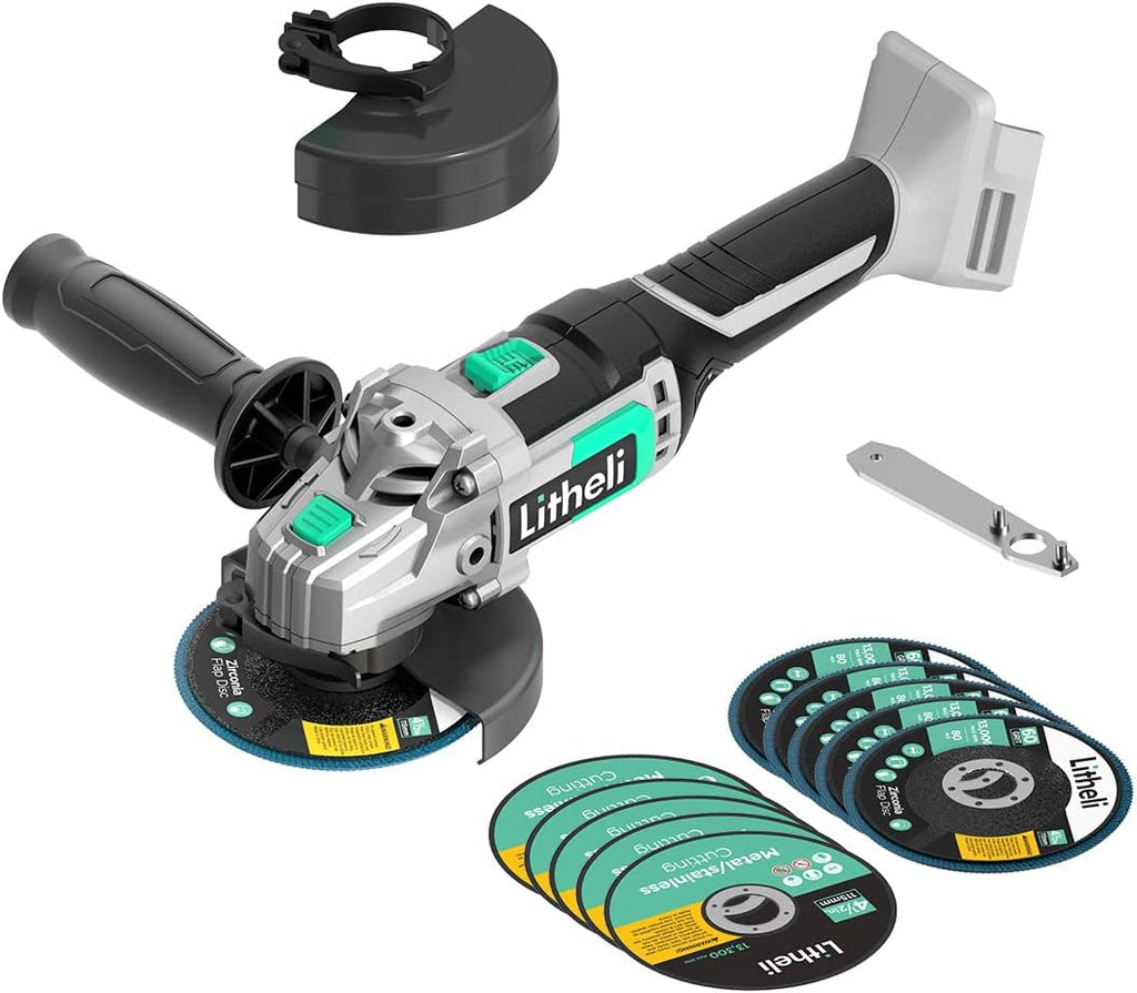20V Cordless Angle Grinder 4-1/2 Inch with 4.0Ah Battery & Charger, Pack of 2 J950