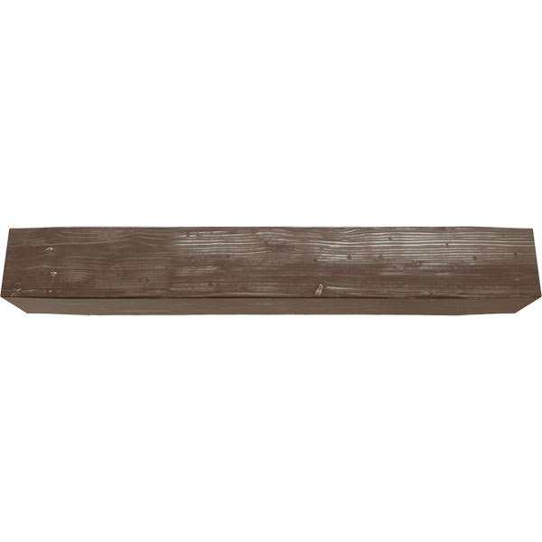 Sandblasted Faux Wood Fireplace Mantel, Vintage Mahogany Y227051