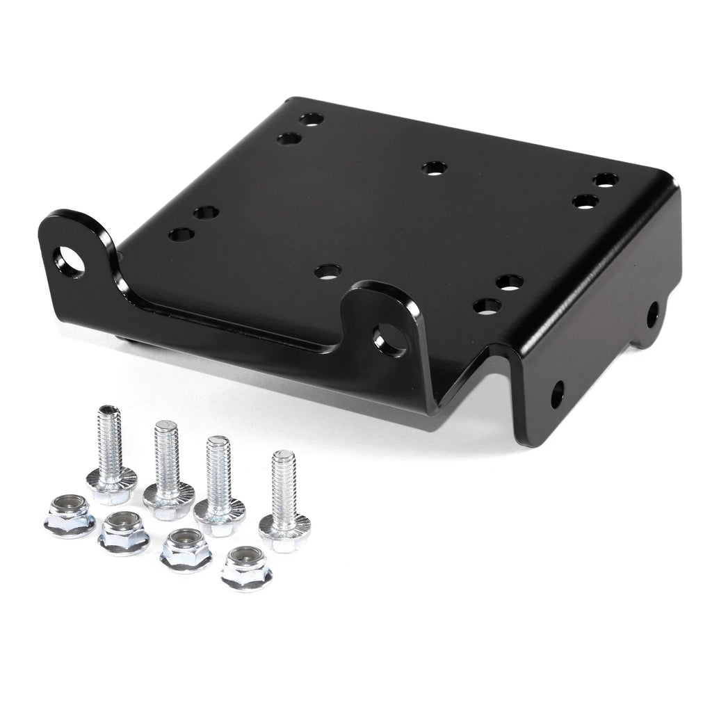 Heavy-Duty ATV Winch Mount Bracket Powder Coated Steel D77280