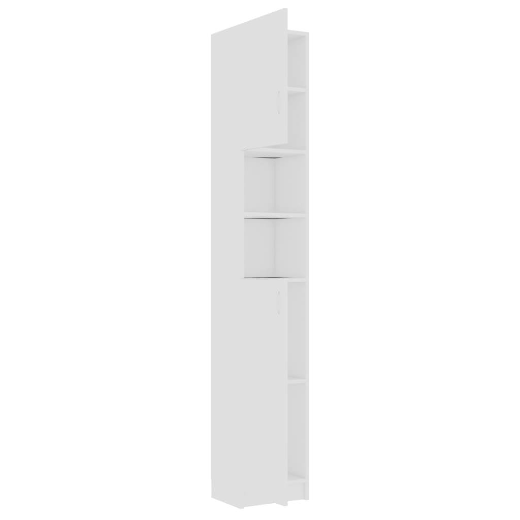 White and Sonoma Oak Bathroom Cabinet Chipboard R395770