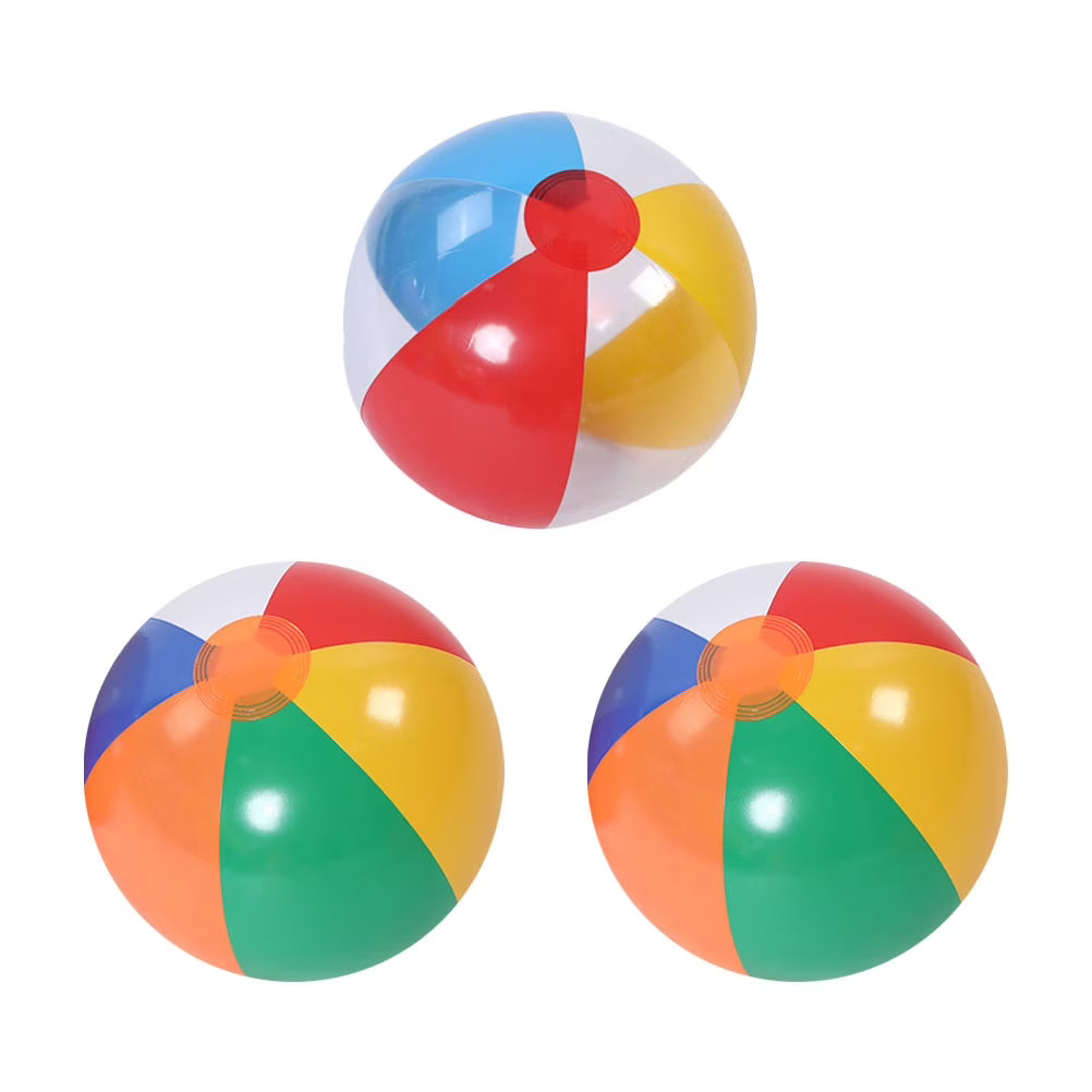 3Pcs Inflatable Beach Ball Pool Water Toy D409928