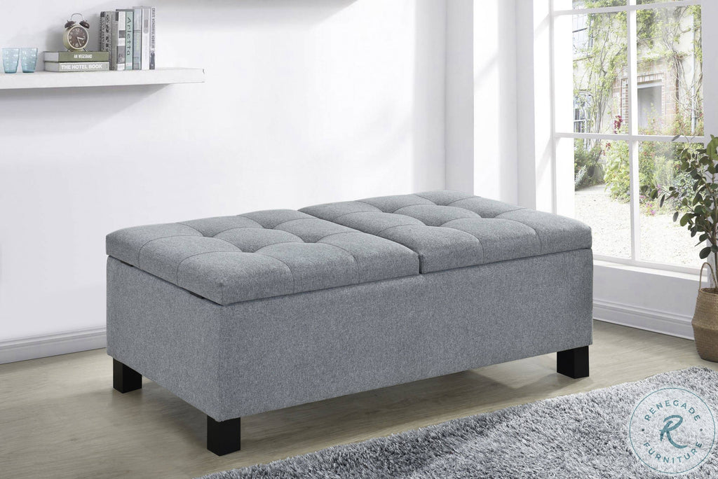 Grey Storage Bench F686