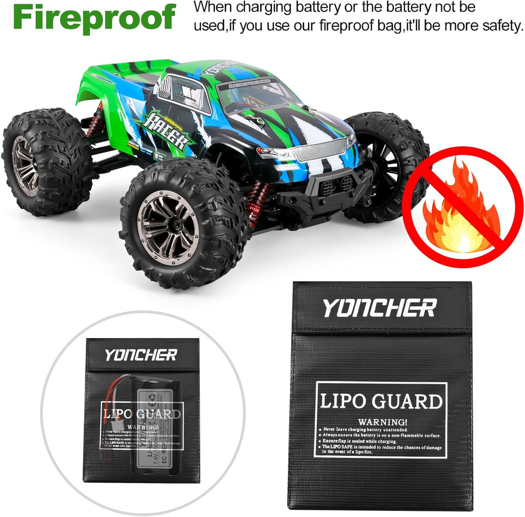 RC Cars 4WD Offroad Waterproof with 2 Batteries P108