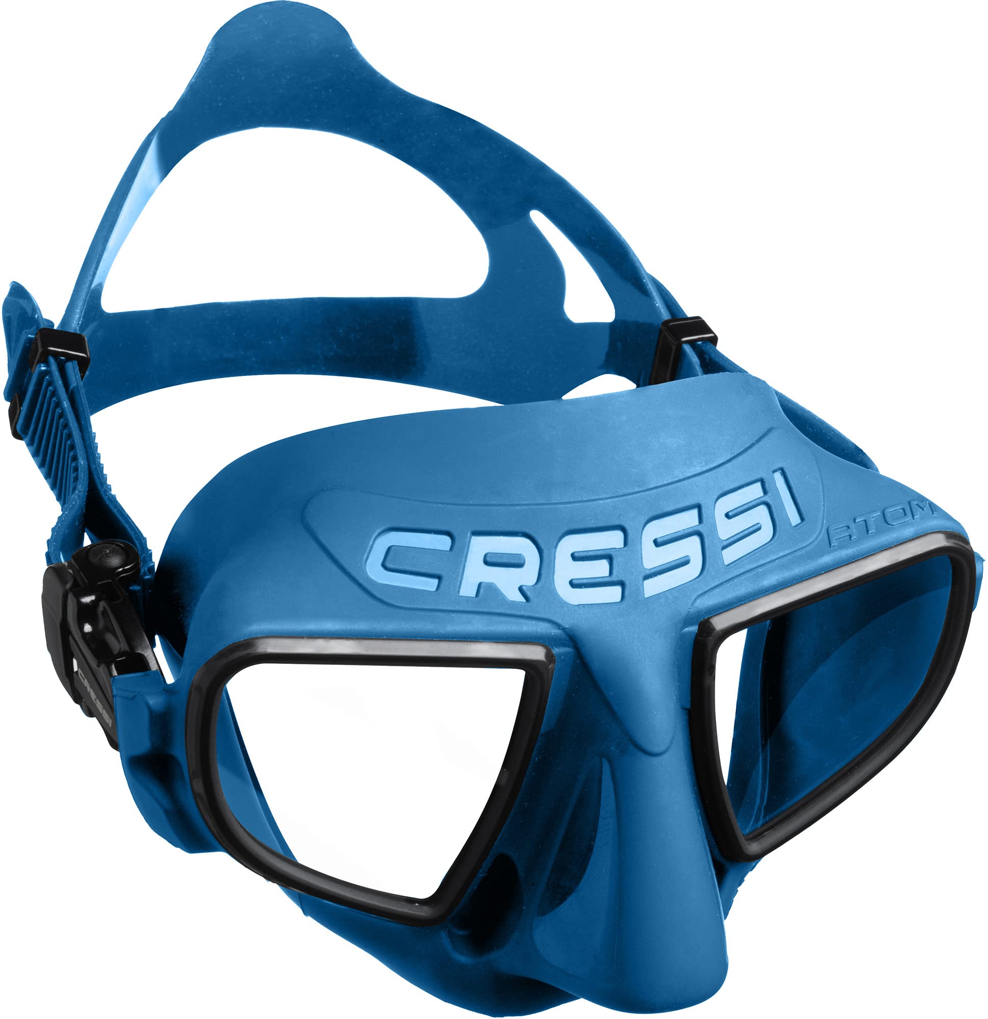 Blue Metal/Black Clear Lens Mask H40202