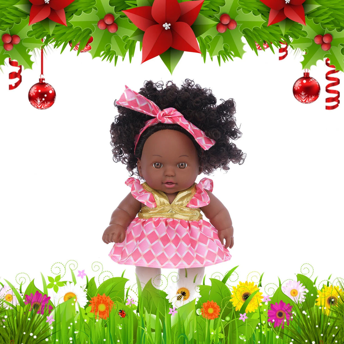8 Inch Black Baby Dolls With Clothes N95450