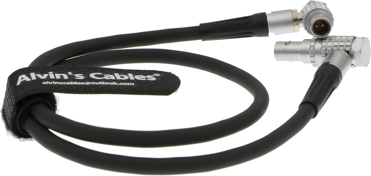 2 Pin Male Right Angle to 2 Pin Camera Power Cable Pack of 2 F695