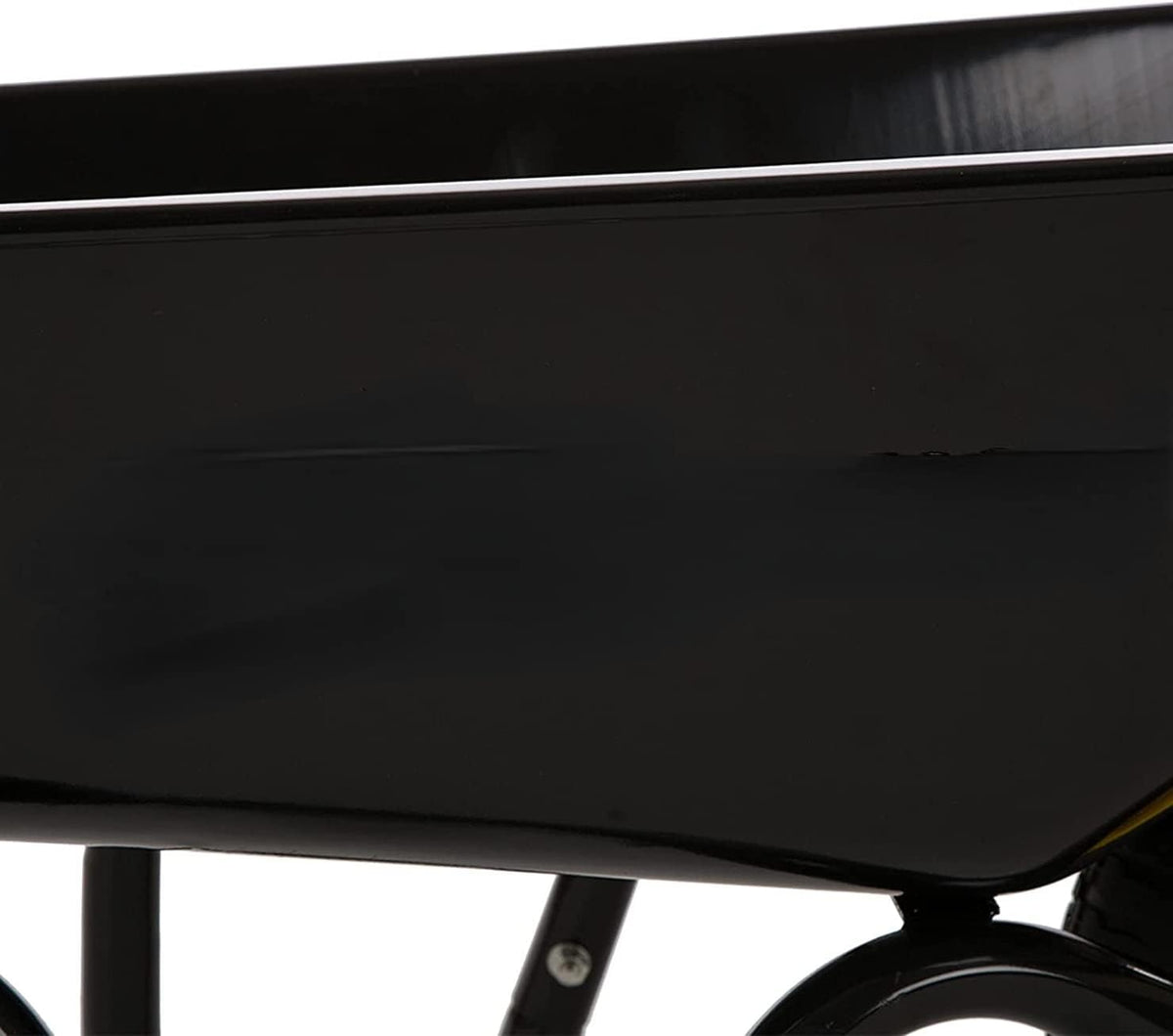 Black Framed Plastic Garden Wheelbarrow Utility Dump Cart E417