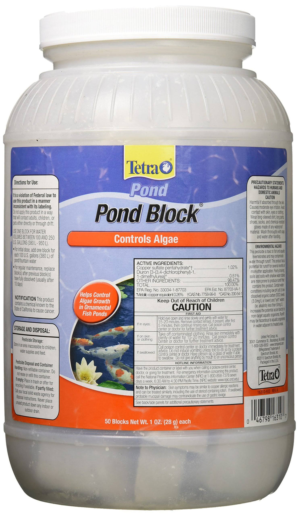 Pond Block 50 Blocks Algae Control X631347