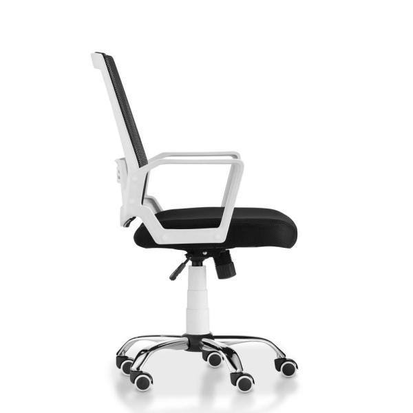 White Mesh Height Adjustable Swivel Office Chair F42688