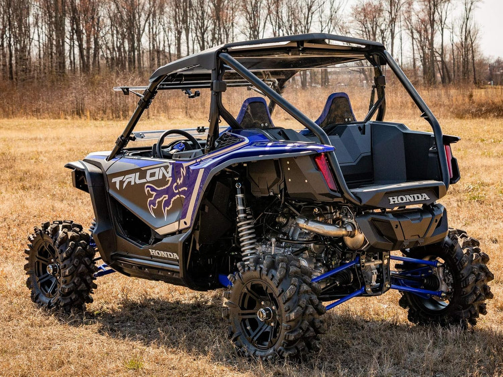 Rear Windshield for Honda Talon 1000X / 1000R (2-seat model only), 1/4 Thick Dark Tint Polycarbonate M686