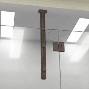 Oil Rubbed Bronze 33 inch Two Point Vertical Post System E857