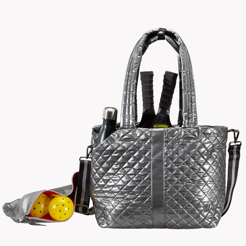 Kitchen Sink Tote Gunmetal Silver D6041