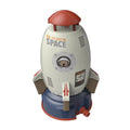 White Plastic Space Rocket Jet Sprinkler I29307