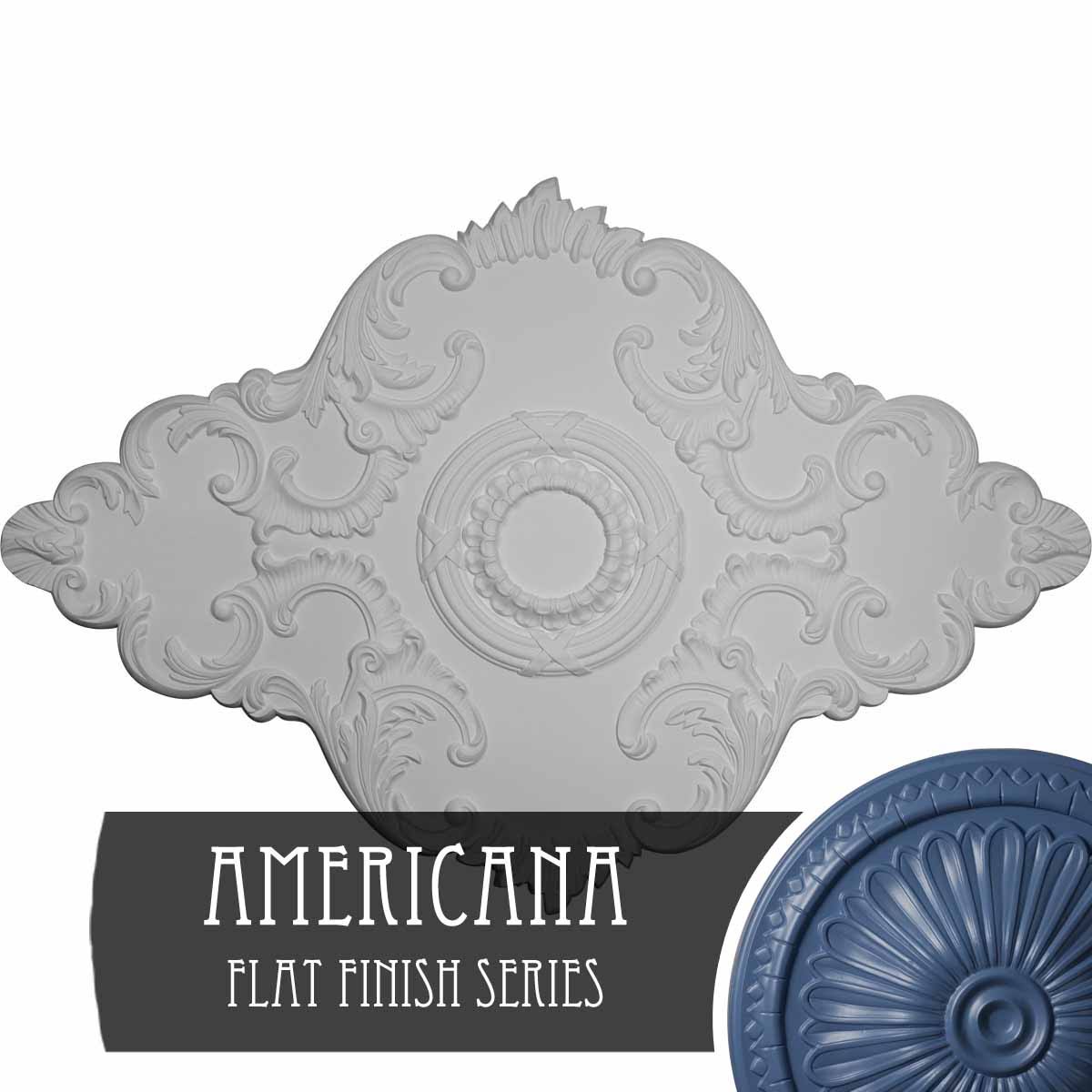 67 1/8x22W x 48 5/8x22H x 1 7/8x22P Ceiling Medallion C560976
