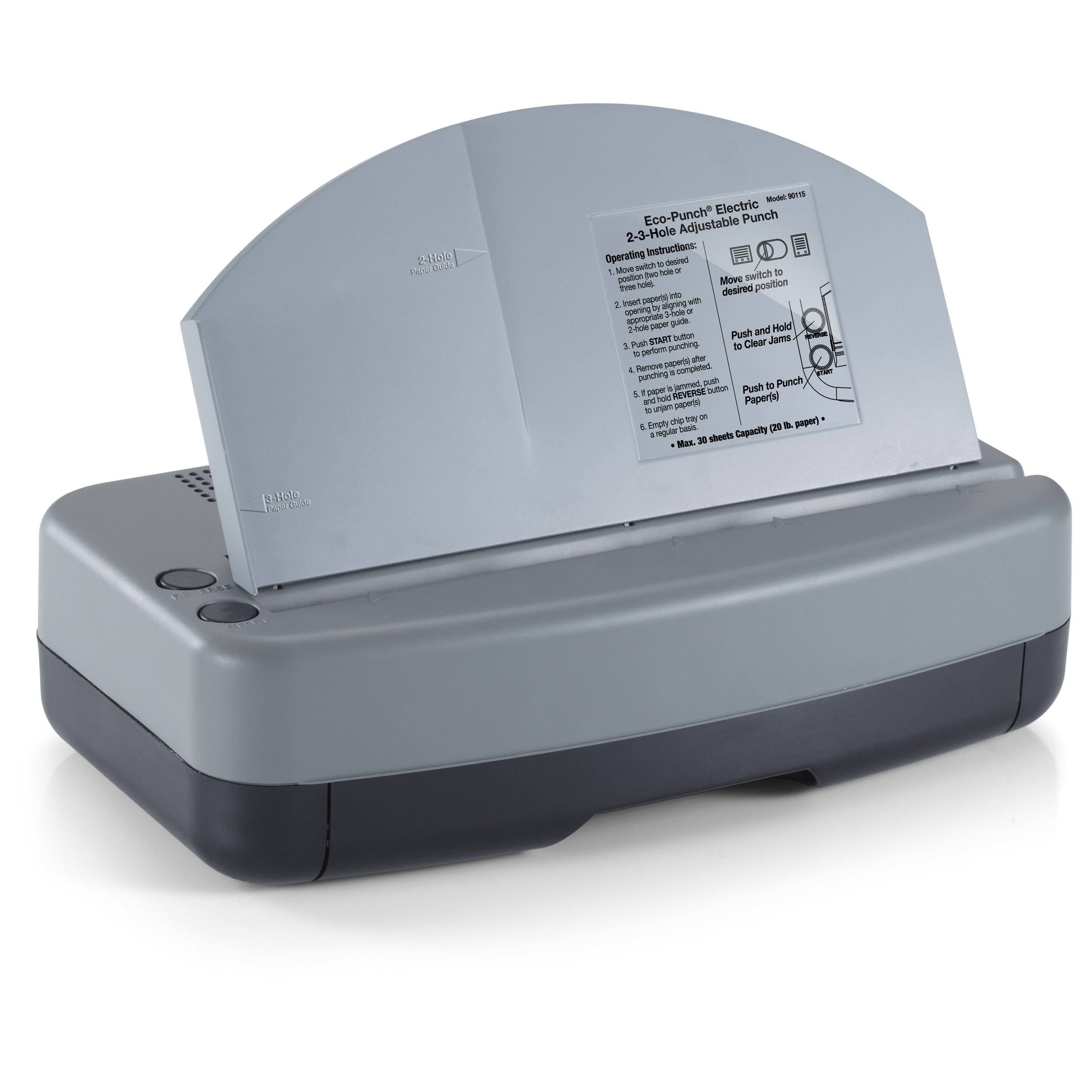Electric Punch 2-3 Hole Adjustable, 30-Sheet Capacity T887
