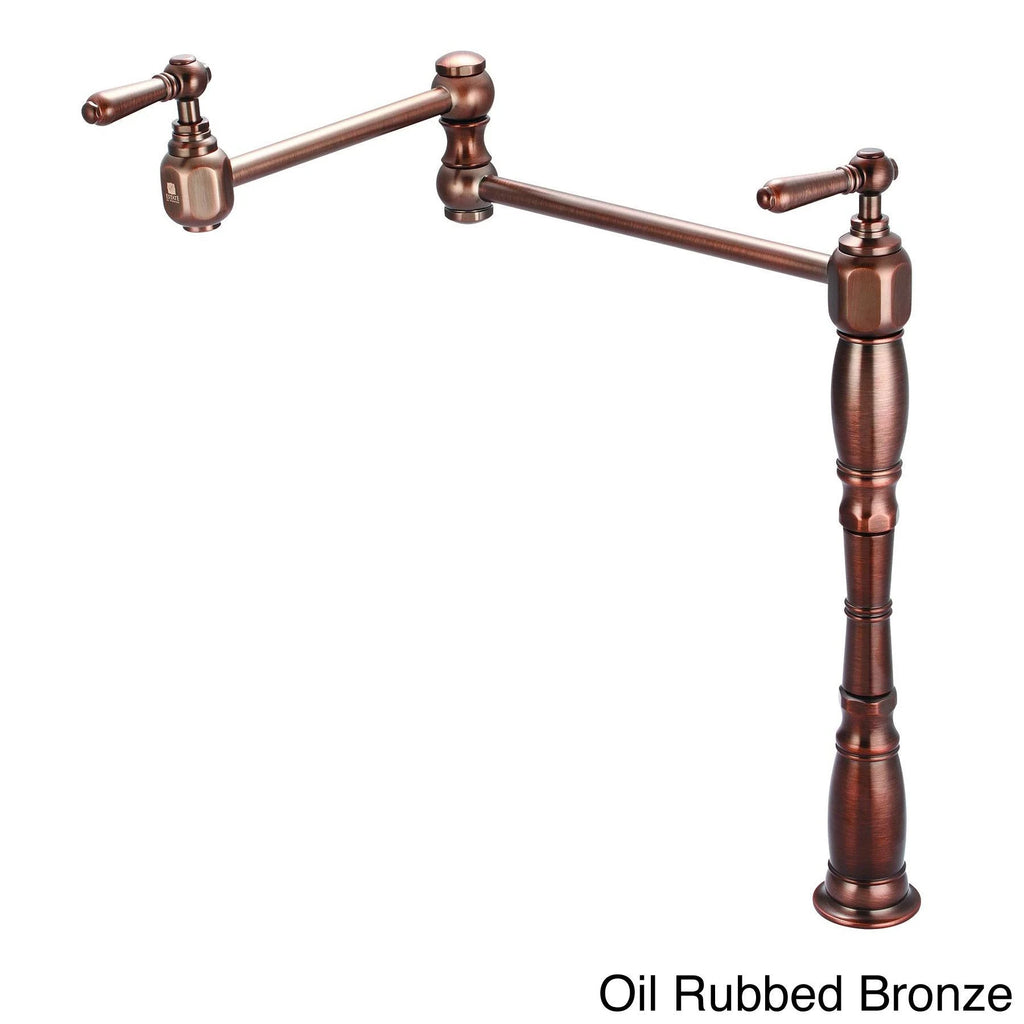Brushed Nickel Deck Mount Pot Filler C9520