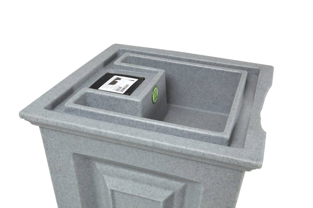 Light Granite 45 Gallon Rain Barrel S5596