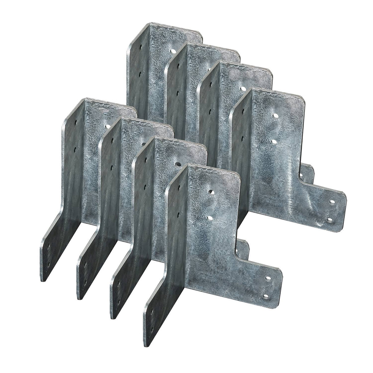Galvanized DIY Shop Table Brackets 8 Piece Set K372