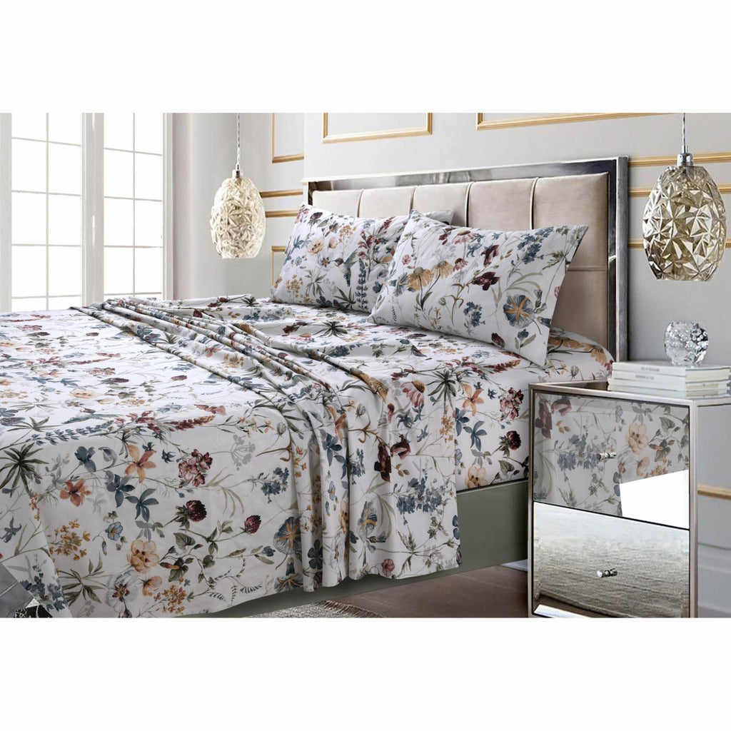 Full Blue Extra Deep Pocket Sheet Set L9881