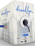 1000ft Cat6 Plenum Bulk Ethernet Cable, White M750