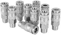 3/8" MNPT High Flow Steel Quick-Connect Coupler, Box of 10 F818161