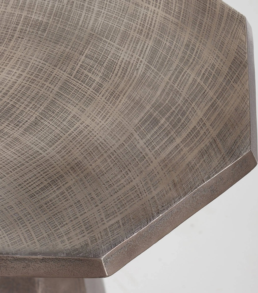Textured Bronze Side Table R117