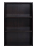 Espresso 3-Shelf Bookcase in Brown W215022