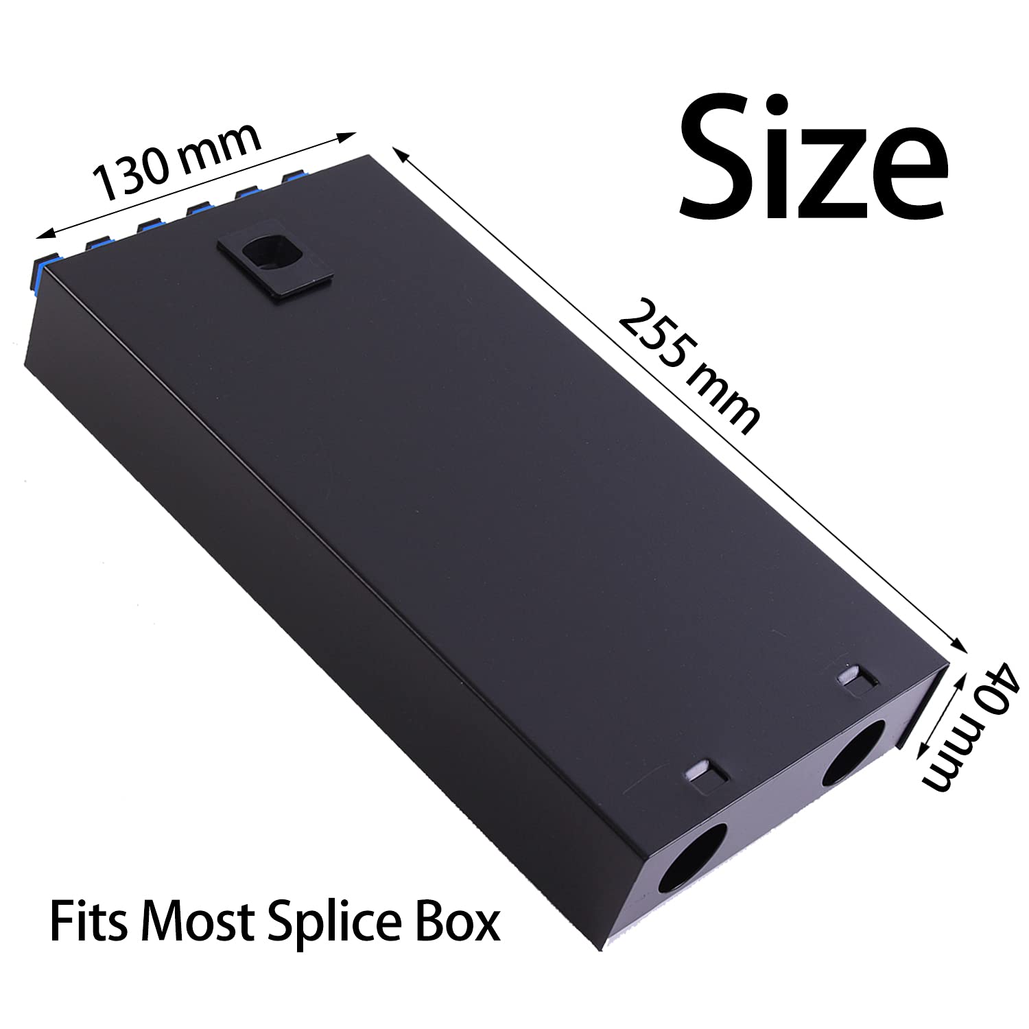 6 Port Duplex Box Cables Wall Mount Fiber Enclosure with Spool Singlemode LC-UPC Kit I9676